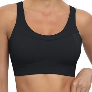 RUNNING GIRL High Impact Sports Bra for Women